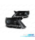 FAROS PARA VOLKSWAGEN VW TIGUAN 07-11 LUZ LED DIURNA FONDO NEGRO