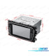 RADIO NAVEGADOR 7" PARA FORD REDONDA COLOR NEGRO USB GPS TACTIL HD
