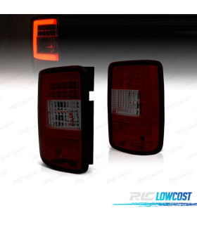 PILOTOS VOLKSWAGEN VW CADDY 04-15 LED ROJO AHUMADO