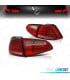 PILOTOS PARA VOLKSWAGEN VW GOLF 7 12-17 LIGHTBAR ROJO CROMO LED