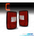 PILOTOS VOLKSWAGEN VW CADDY 04-15 LED ROJO CROMO