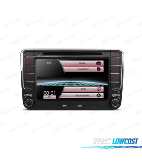 RADIO NAVEGADOR 7" PARA SEAT SKODA VOLKSWAGEN VW USB GPS TACTIL HD