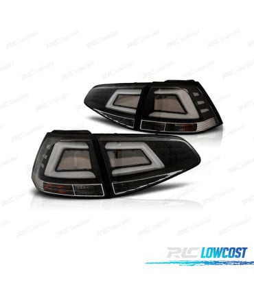 PILOTOS PARA VOLKSWAGEN VW GOLF 7 12-17 LIGHTBAR FONDO NEGRO