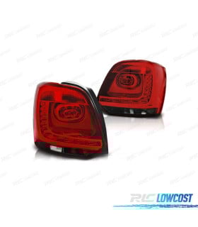 PILOTOS VOLKSWAGEN VW POLO 6R 09-14 LED ROJO AHUMADO