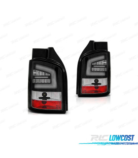 PILOTOS VOLKSWAGEN VW T5 1P 03-09 LIGHT BAR FONDO NEGRO