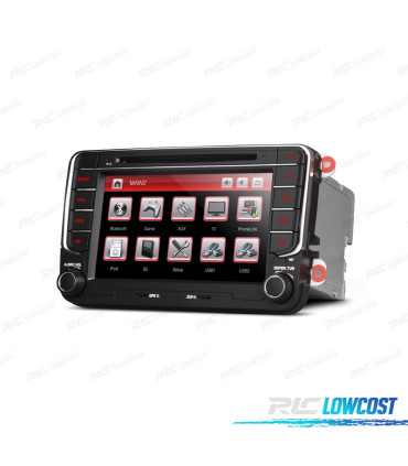 RADIO NAVEGADOR 7" PARA SEAT USB GPS TACTIL HD 2004-2016
