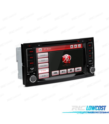 RADIO NAVEGADOR 7" PARA VOLKSWAGEN VW TOUAREG T5 04-11 USB GPS TACTIL HD