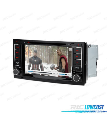 RADIO NAVEGADOR 7" PARA VOLKSWAGEN VW TOUAREG T5 04-11 USB GPS TACTIL HD