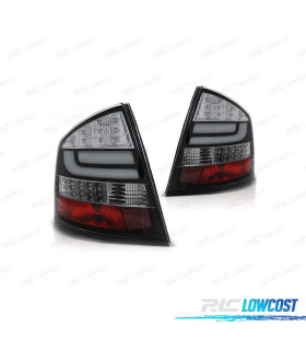 PILOTOS PARA SKODA OCTAVIA 04-13 LIGHT BAR FONDO NEGRO