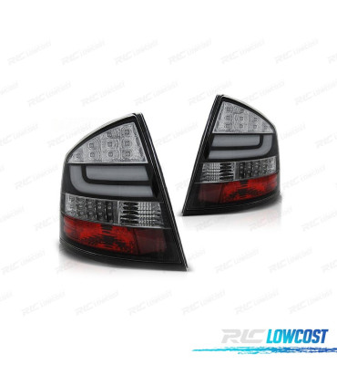 PILOTOS PARA SKODA OCTAVIA 04-13 LIGHT BAR FONDO NEGRO