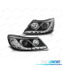 FAROS PARA SKODA OCTAVIA 08-13 OJOS ANGEL FONDO NEGRO