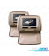 REPOSACABEZAS MULTIMEDIA 7 PULGADAS HD USB SD COLOR BEIGE