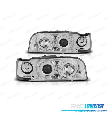 FAROS PARA VOLVO 840 850 92-96 FONDO CROMO