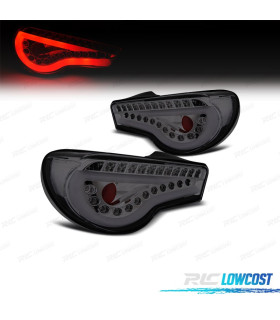 PILOTOS PARA TOYOTA GT86 12- LIGHT BAR FONDO CROMO AHUMADO