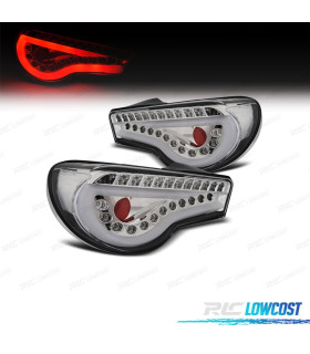 PILOTOS PARA TOYOTA GT86 12- LIGHT BAR FONDO CROMO