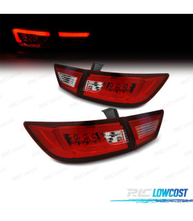PILOTOS PARA RENAULT CLIO 4 13-16 LIGHT BAR ROJO CROMO