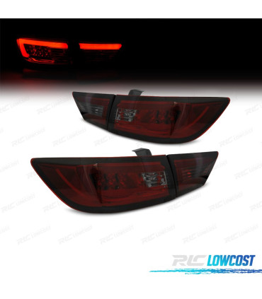 PILOTOS PARA RENAULT CLIO 4 13-16 LIGHT BAR ROJO AHUMADO