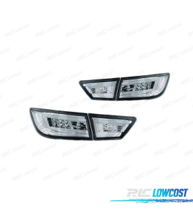 PILOTOS RENAULT CLIO 4 13-16 LIGHT BAR FONDO CROMO