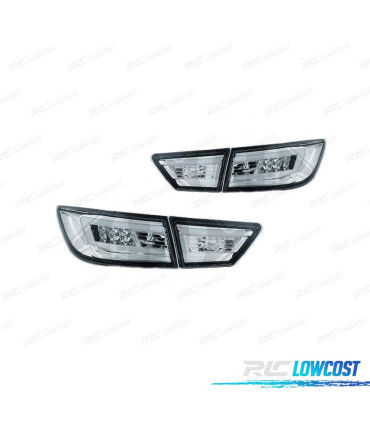 PILOTOS RENAULT CLIO 4 13-16 LIGHT BAR FONDO CROMO