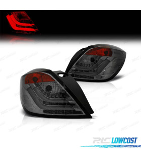 PILOTOS OPEL ASTRA H GTC 04-09 LIGHT LED BAR FONDO CROMO AHUMADO