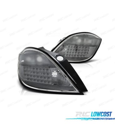 PILOTOS PARA OPEL ASTRA H 04-09 LED FONDO CROMO AHUMADO