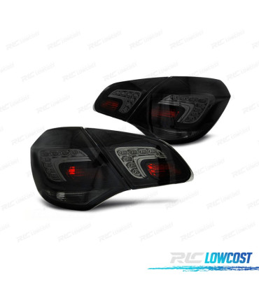 PILOTOS PARA OPEL ASTRA J 09- LED FONDO NEGRO AHUMADO
