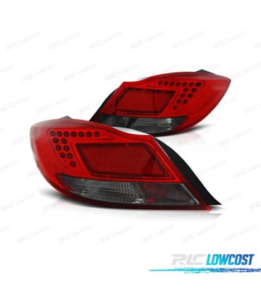 PILOTOS PARA OPEL INSIGNIA 08-13 LED ROJO AHUMADO