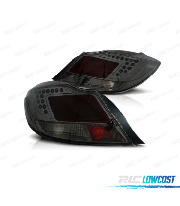 PILOTOS PARA OPEL INSIGNIA 08-13 LED FONDO CROMO AHUMADO