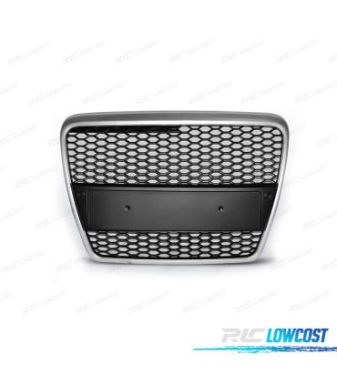 PARRILLA AUDI A6 C6 04-08 LOOK RS6 GRIS CLARO