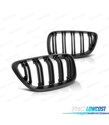 PARRILLA BMW F22 F23 LOOK M2 NEGRO MATE