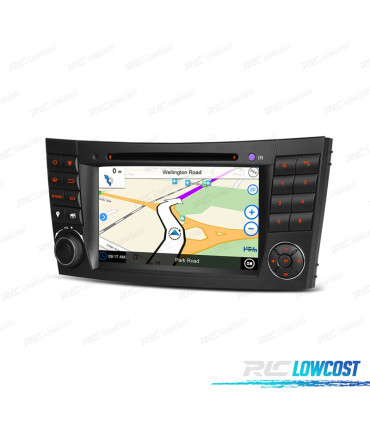 RADIO NAVEGADOR 7" PARA MERCEDES CL. E W211 CLS W219 USB GPS TACTIL HD