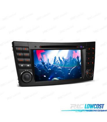 RADIO NAVEGADOR 7" PARA MERCEDES CL. E W211 CLS W219 USB GPS TACTIL HD