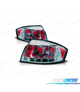 PILOTOS AUDI TT 98-05 LED FONDO CROMO