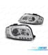 FAROS AUDI A3 8P 03-08 LUZ DIURNA TUBE LIGHT FONDO CROMO