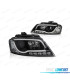 FAROS AUDI A3 8P 08-12 LUZ DIURNA TUBE LIGHT FONDO NEGRO