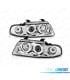 FAROS PARA AUDI A4 B5 94-99 OJOS ANGEL FONDO CROMO