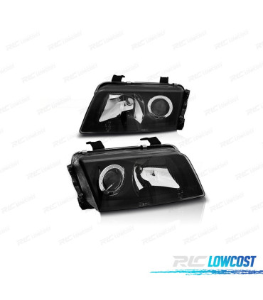FAROS AUDI A4 B5 94-99 FONDO NEGRO