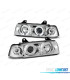 FAROS BMW E36 90-99 OJOS ANGEL FONDO CROMO