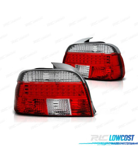 PILOTOS LED BMW E39 95-00 ROJO CROMO