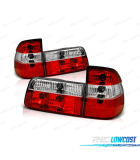 PILOTOS BMW SERIE 5 E39 95-00 ROJO CROMO