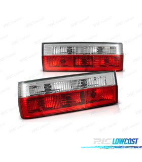 PILOTOS BMW E30 82-87 CABRIO 82-90 ROJO CROMO
