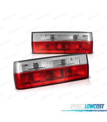 PILOTOS BMW E30 82-87 CABRIO 82-90 ROJO CROMO