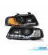 FAROS AUDI A4 B5 99-01 LUZ DIURNA LED FONDO NEGRO