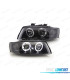 FAROS AUDI A4 B6 00-04 OJOS ANGEL CCFL FONDO NEGRO