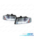 FAROS AUDI A4 B6 00-04 LUZ DIURNA LED FONDO CROMO