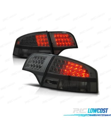 PILOTOS AUDI A4 B7 04-07 NEGRO LED