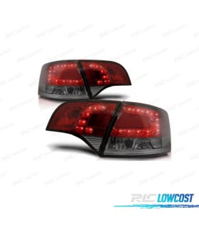 PILOTOS AUDI A4 B7 AVANT 05-08 LED ROJO AHUMADO