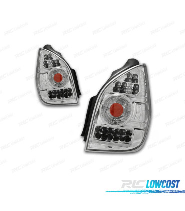 PILOTOS CITROEN C2 03-10 LED FONDO CROMO