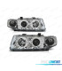 FAROS SEAT LEON TOLEDO 99-05 OJOS ANGEL FONDO CROMO