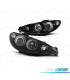 FAROS PEUGEOT 206 98-09 OJOS ANGEL FONDO NEGRO